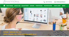 Desktop Screenshot of naproma.cz